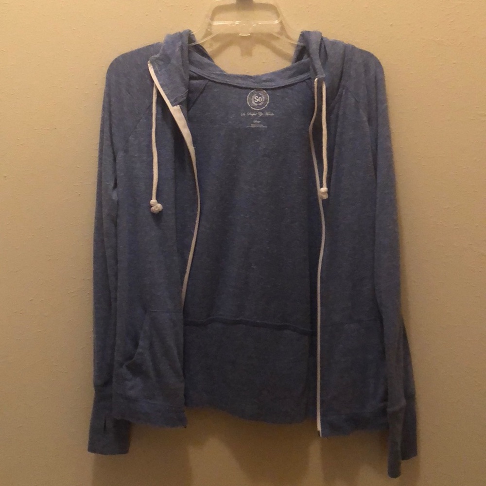 Light Blue ZipUp
